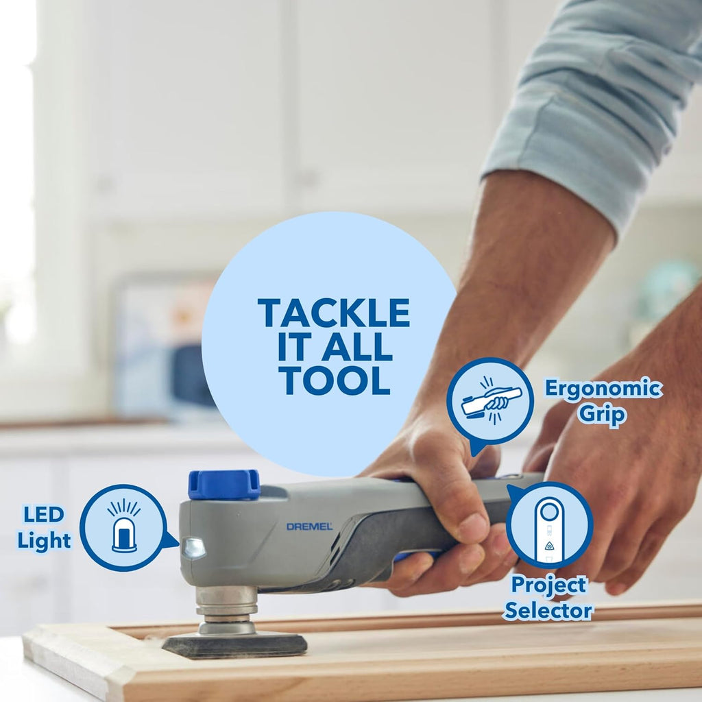 Dremel Blueprint 12V Bundle - Portable Saw Station with Brushless Compact Circular and Multi-Purpose Cutting Case + Brushless Project Multi-Tool with Integrated Application Selector