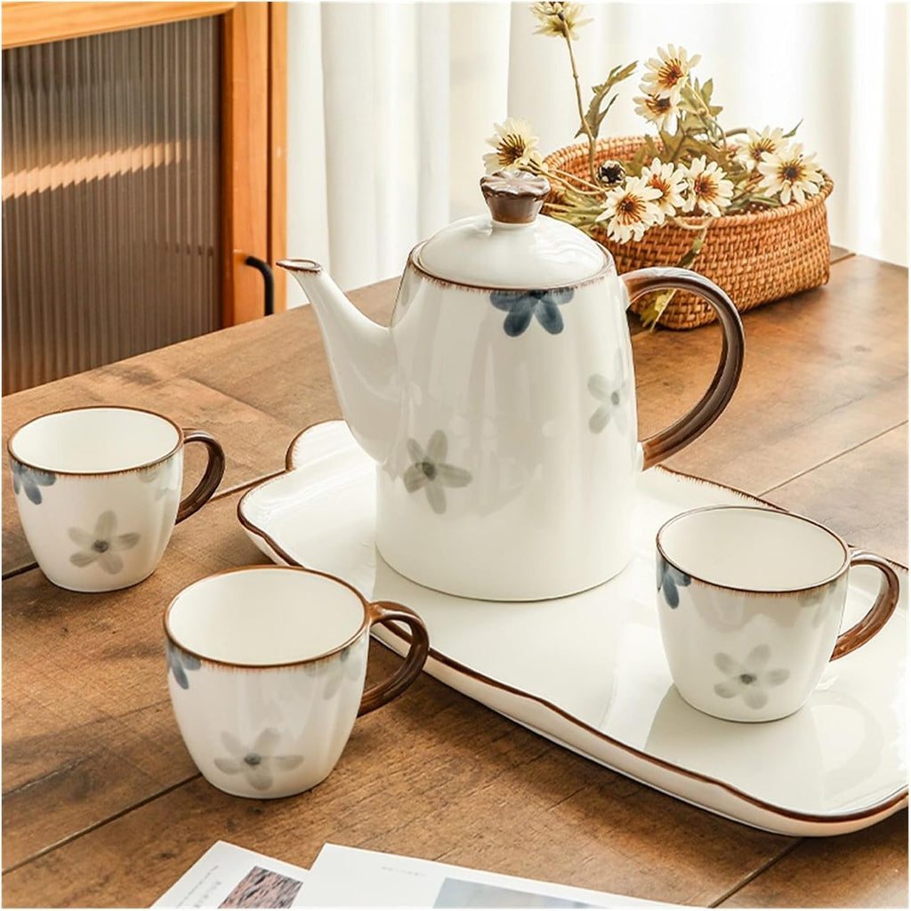 Beverage Serveware Cold Kettle Set Housewarming New Home Cup Household Wedding Ink Feng Shui Cup Tea Set Water Carafe
