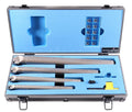 Accusize Sclcr Indexable Boring Bar Set, 1/2', 5/8', 3/4', 1' for Aluminum | 4 Pc Set with 14 CCGT32.51 AKH01 Carbide Inserts, Right Hand, Negative 5° Angle, 45HRC, Torx Screw Retention, P252-S528