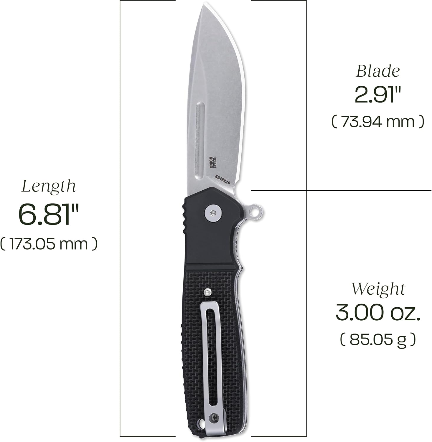 CRKT Homefront Compact Everyday Carry EDC Folding Knife with Liner Lock: S35VN Steel Plain Edge Blade, G10 Handle with Aluminum Bolster, K246KXP
