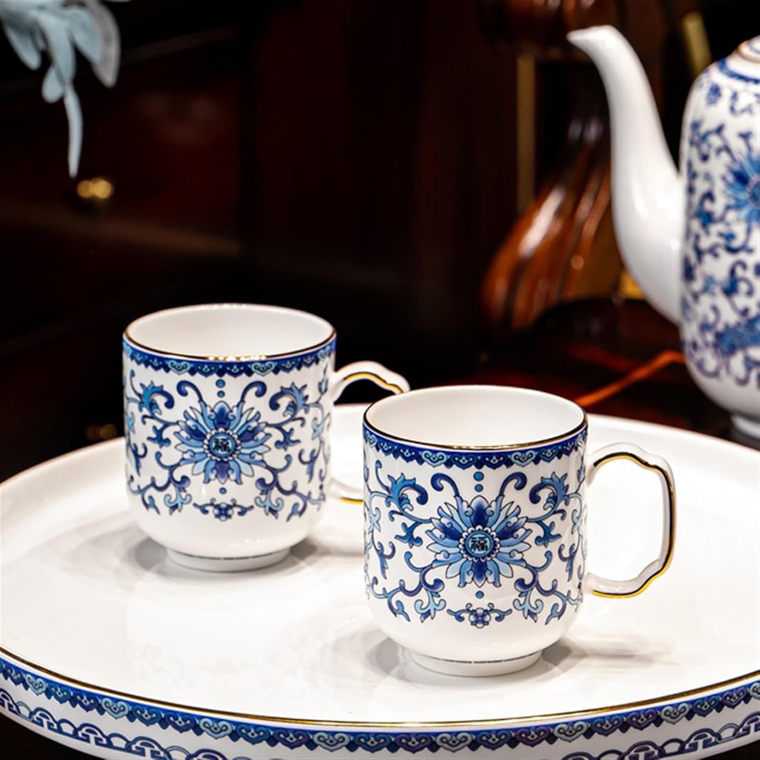 Beverage Serveware Cup set cup kettle teacup home essential living room tea set housewarming gift Water Carafe