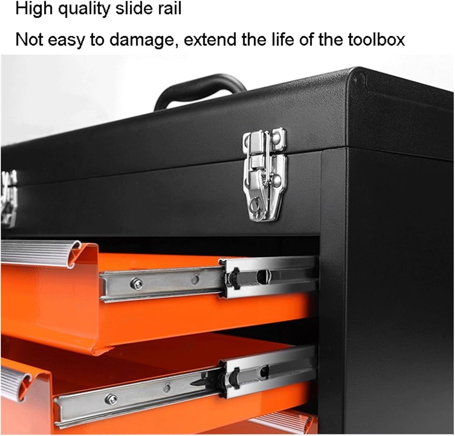 Storage Case Portable Drawer Tool Box Multipurpose Steel Toolbox/Chest Household Tools and Consumer Storage Metal Box for Tools Organization Organization(S)