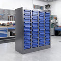 40 Drawer Workshop Parts Storage Cabinet with Drawer Organizers - Tool Box Organizer for Garage Shelving & Workspace Organization Single Drawer 7.8×3.9×2 Inches