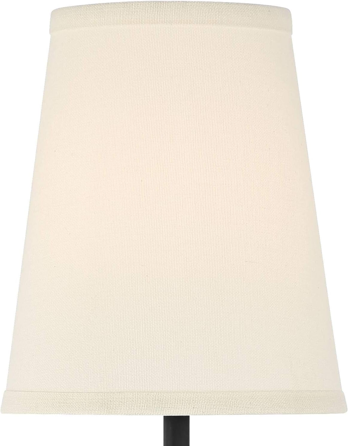 Possini Euro Design Elena Modern Wall Light Sconce Matte Black Metal Hardwired 6' Fixture Cream Linen Tall Drum Shade for Bedroom Bedside Living Room Hallway Dining House Kitchen