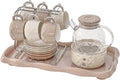 Beverage Serveware Elegant tea set, household tea set, kettle, tea cup set, cups and cups, household living room hospitality cup, water set Water Carafe