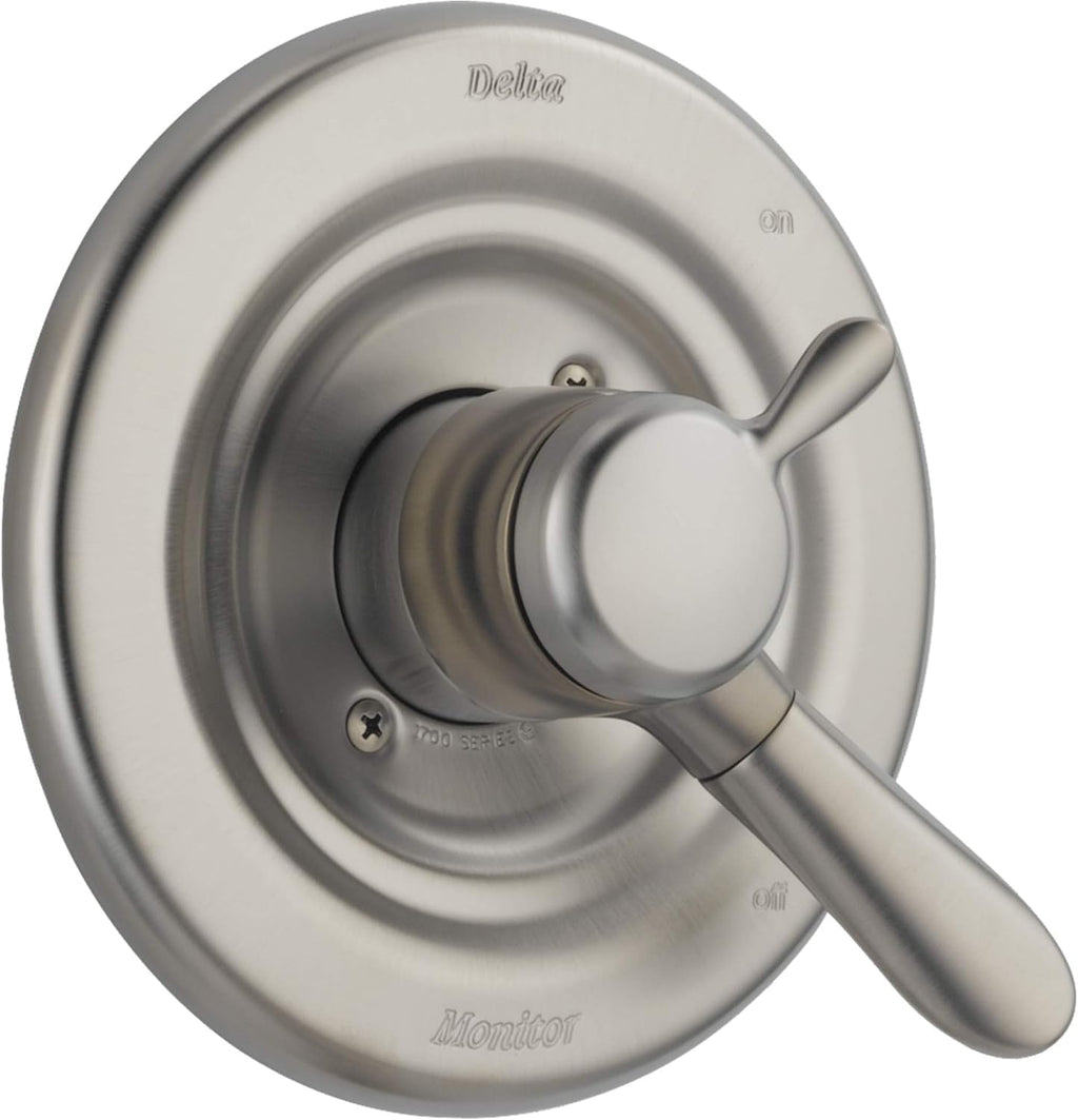 Delta Faucet Lahara 17 Series Dual-Function Shower Handle Valve Trim Kit, Stainless T17038-SS (Valve Not Included)