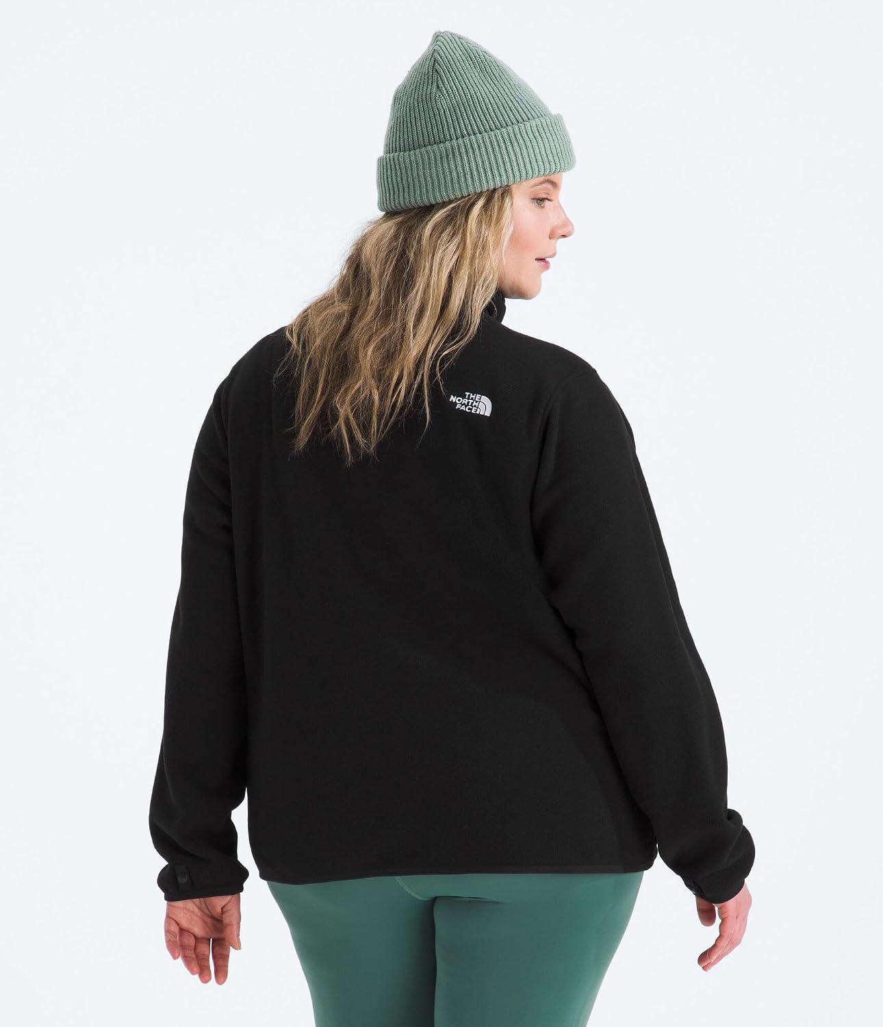 THE NORTH FACE Women's Glacier Fleece Jacket (Standard & Plus Size) | Zip Hand Pockets & Stretch on Collar, Cuffs & Hem