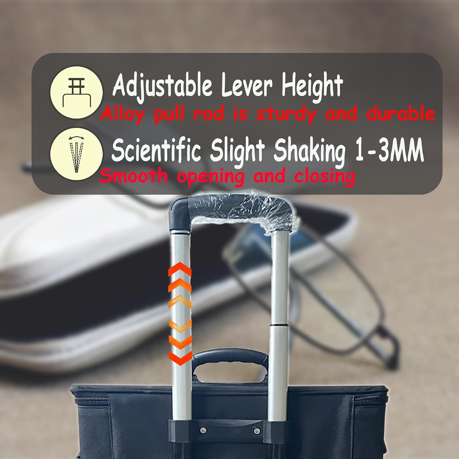 INTSUPERMAI Eyeglasses Storage Organizer Trolley Case with Individual Glasses Eyewear Display Case Box Oxford Cloth