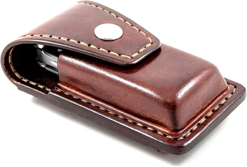 Unicarry leather case for Leatherman Wave, leather pocket multitool sheath, every day carry, EDC, leather knife holster