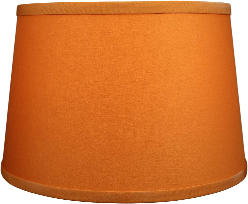 FenchelShades.com Set of 2 Lampshades 10' Top Diameter x 12' Bottom Diameter x 8' Slant Height with Washer (Spider) Attachment. Attaches to Lamps with an existing Harp (not included) (Linen Cedar)