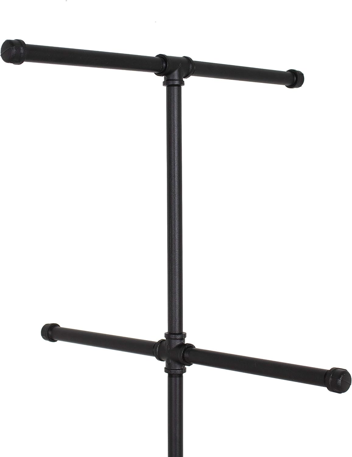 Industrial Pipe 4-Way Clothing Rack by William Robert's Vintage