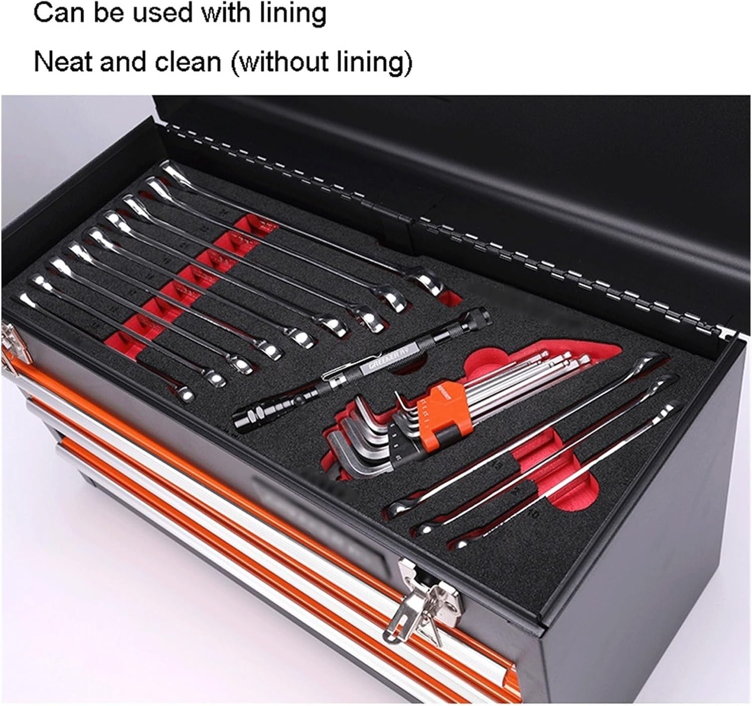 Storage Case Portable Drawer Tool Box Multipurpose Steel Toolbox/Chest Household Tools and Consumer Storage Metal Box for Tools Organization Organization(S)