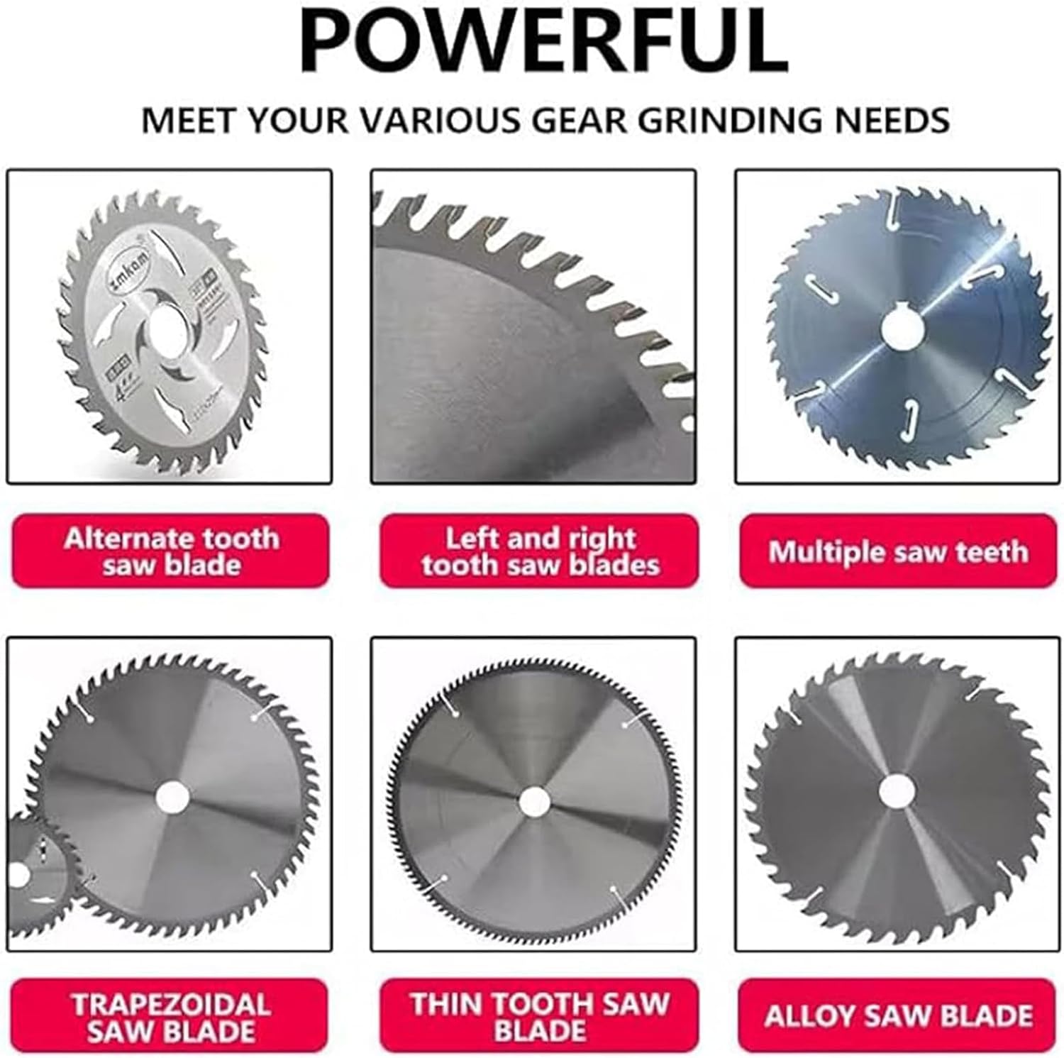 Electric Circular Saw Blade Sharpener, Multi Tool Blade Sharpener, Dry Wet Circular Saw Blade Sharpener 2850rpm Saw Blades Polishing Machine Carbide Tips Sharpening Tool 370W