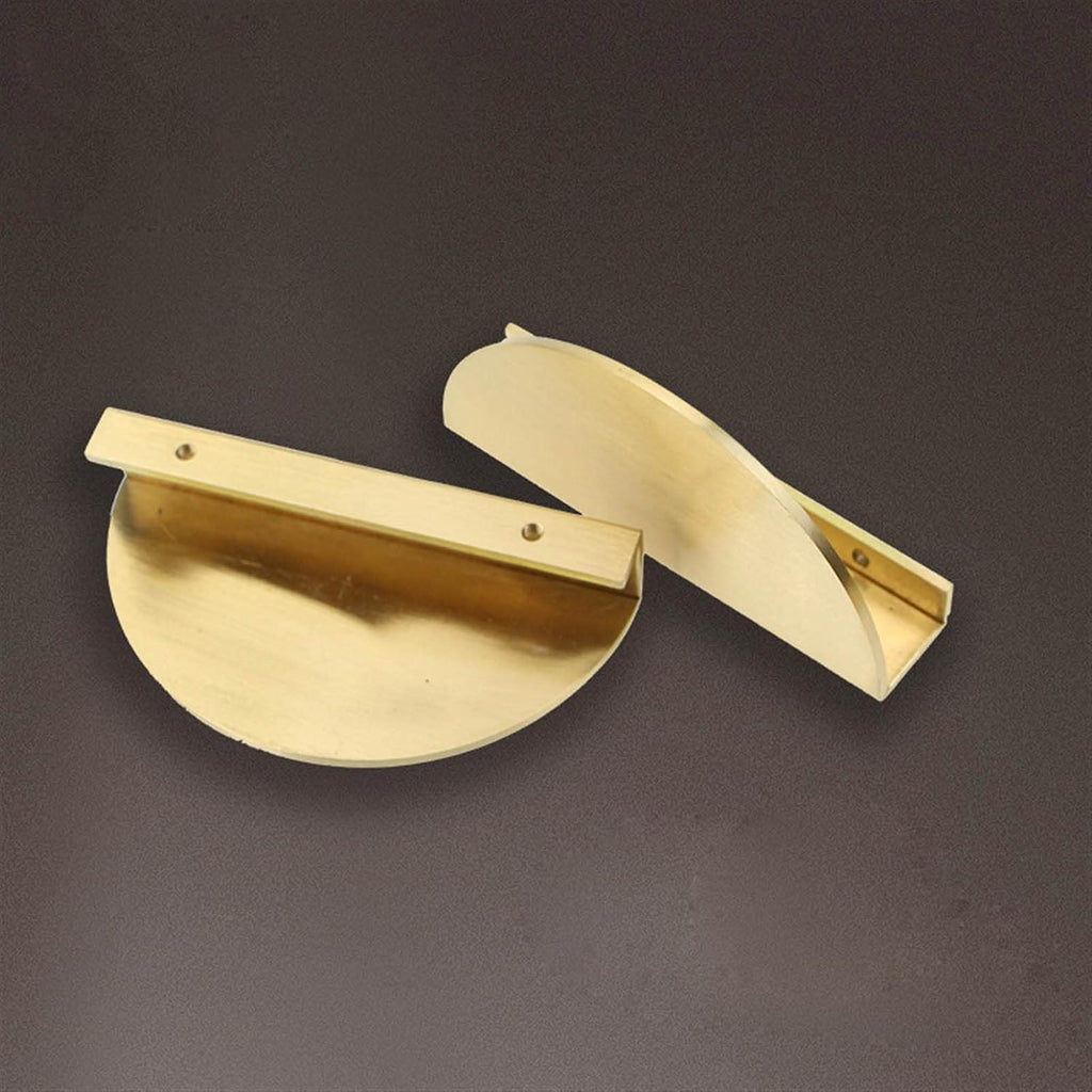 TOMYEUS Cabinet Handles Kitchen Hardware Semi-Circular Solid Chinese Copper Cabinet Handle and Drawer Furniture Cabinet Wardrobe Handle Bookcase Door Pull 2 pcs Cabinet pulls Kitchen Cabinet Handles