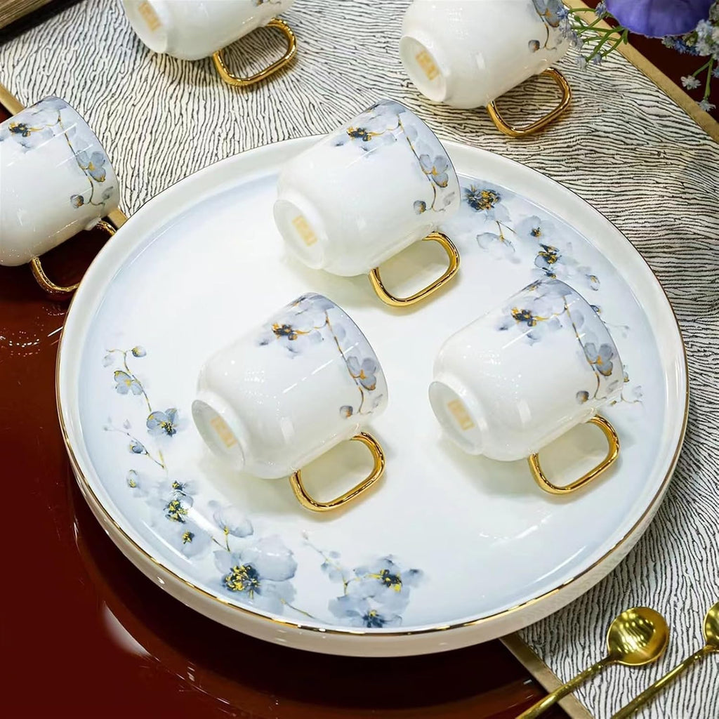 Beverage Serveware 8-piece ceramic water set tea set afternoon tea kettle teacup housewarming gift Water Carafe