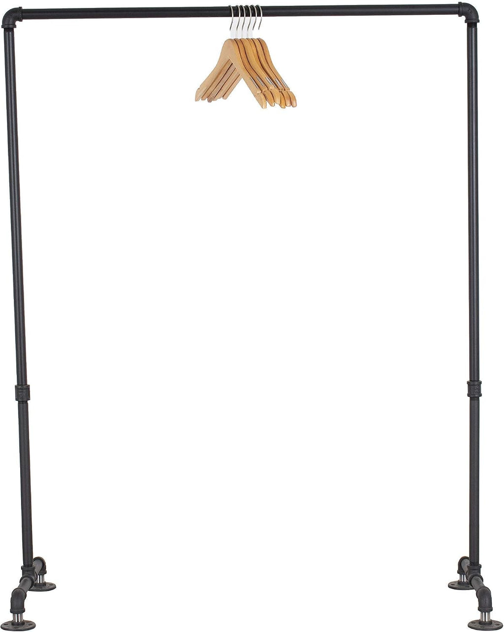 Industrial Pipe Clothing Garment Rack by William Robert's Vintage