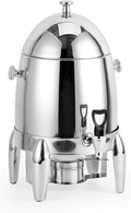[3 Gallon capacity] Stainless Steel Hot Beverage Dispenser durable and long-lasting Chafer Urn with Chrome Accents - 48 cup