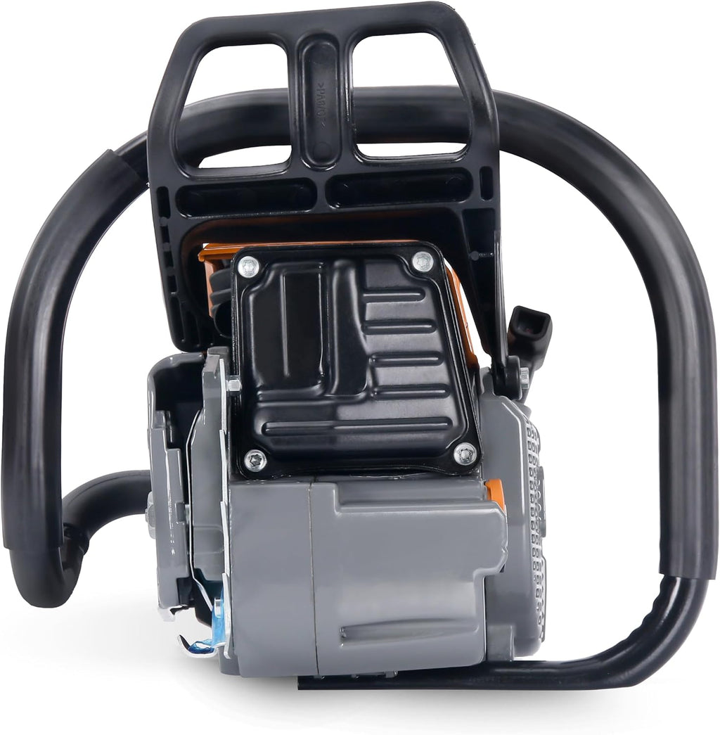 71cc Holzfforma G444 4.0KW Gasoline Chain Saw Power Head With Wrap Around Handle Bar are compatible with MS440 044 Chainsaw Orange Dark Grey