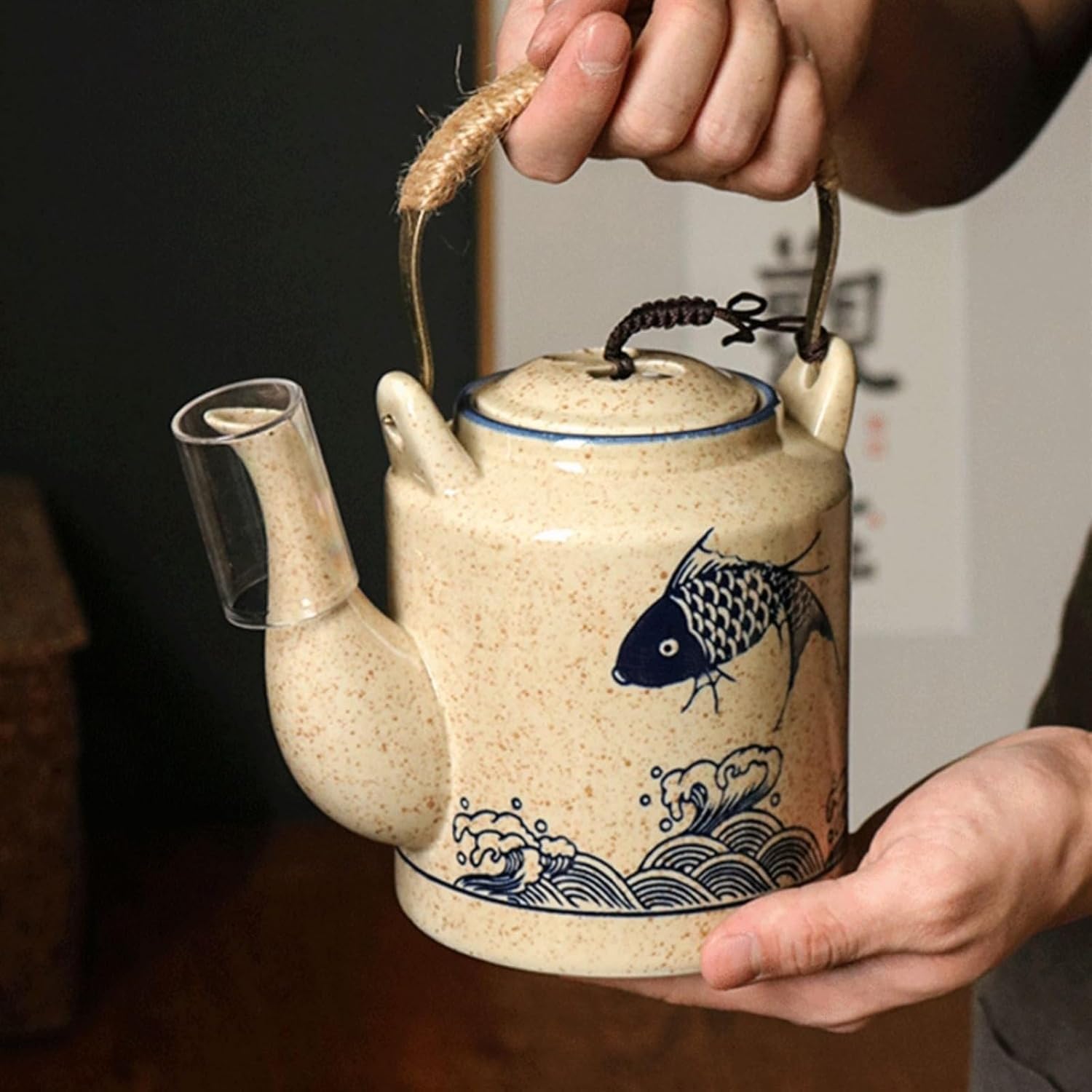 Beverage Serveware Cold kettle cold kettle ceramic cool white kettle set household large capacity kettle for tea Water Carafe