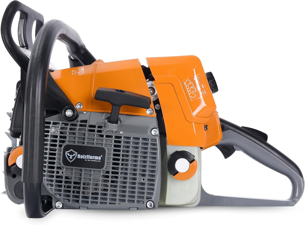 71cc Holzfforma G444 4.0KW Gasoline Chain Saw Power Head With Wrap Around Handle Bar are compatible with MS440 044 Chainsaw Orange Dark Grey