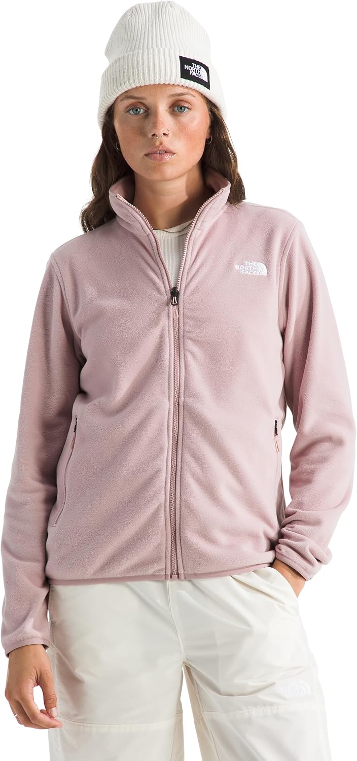 THE NORTH FACE Women's Glacier Fleece Jacket (Standard & Plus Size) | Zip Hand Pockets & Stretch on Collar, Cuffs & Hem