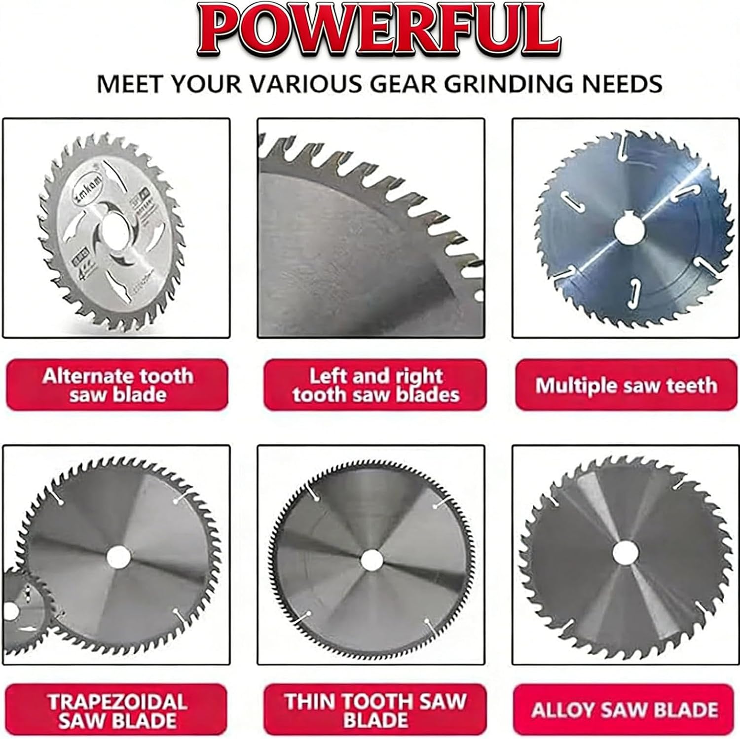 Circular Saw Blade Sharpener, Multi-Tool Sharpener 550W Water Injection Rotary Angle Mill Grinder 2850Rpm Electric Angle Mill Grinding Machine with Water Tank for Carbide Tipped Saw Blade