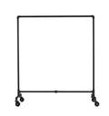 Industrial Pipe Heavy-Duty Rolling Clothing Rack