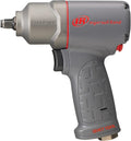 Ingersoll Rand 2115QTIMAX 3/8' Air Impact Wrench, Quiet, 300 ft-lb Torque, Titanium Hammercase, Friction Ring Retainer, Pistol