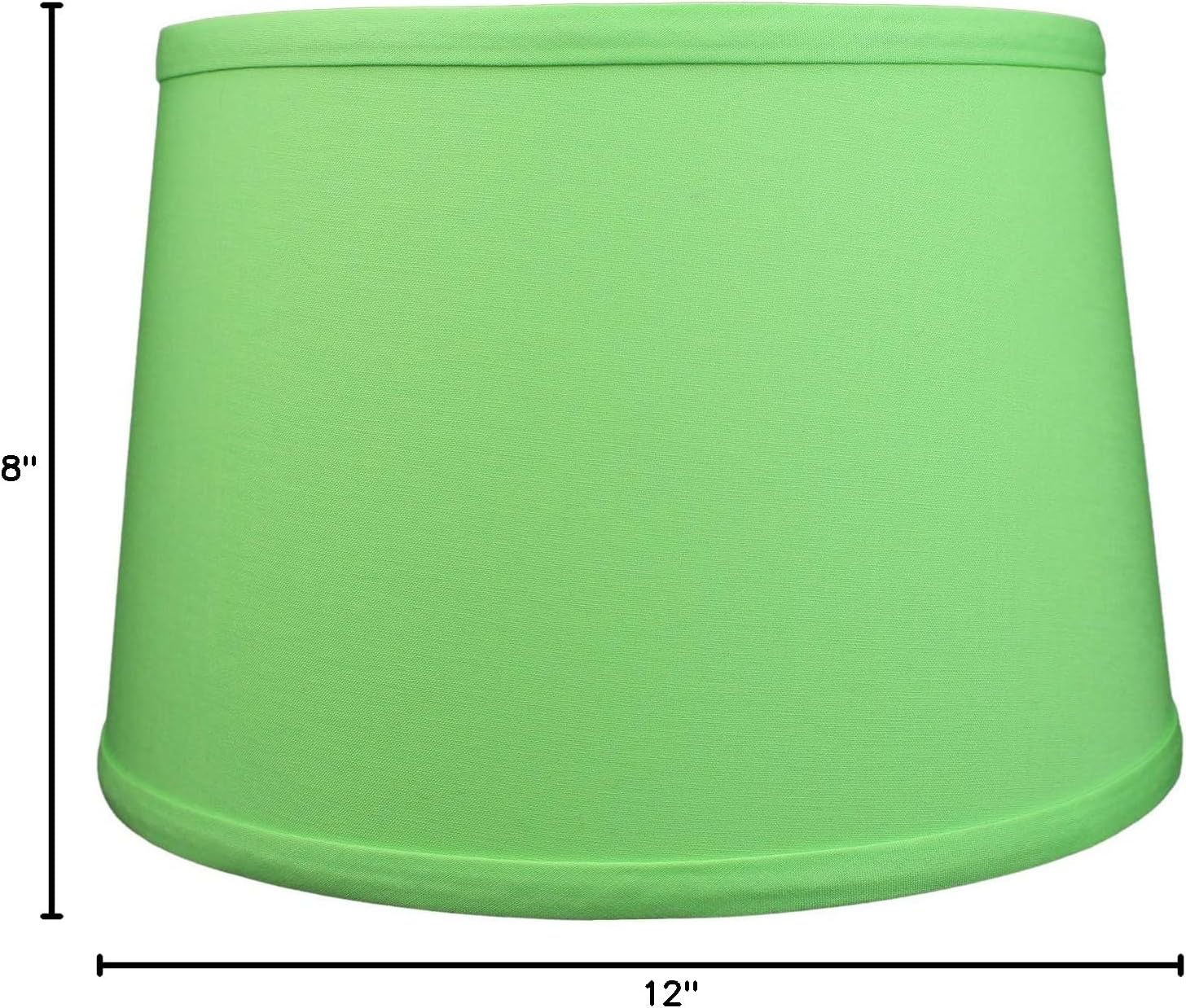 FenchelShades.com Set of 2 Lampshades 10' Top Diameter x 12' Bottom Diameter x 8' Slant Height with Washer (Spider) Attachment. Attaches to Lamps with an existing Harp (not included) (Linen Pear)