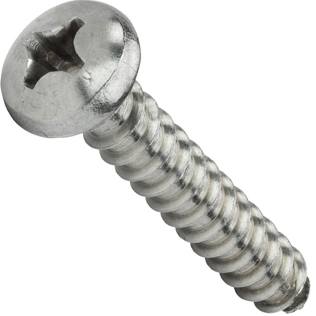 #2 x 1/4' - Sheet Metal Screws Self Tapping Pan Head Stainless Steel 2500 Pcs self Tapping Screws Metal B2B