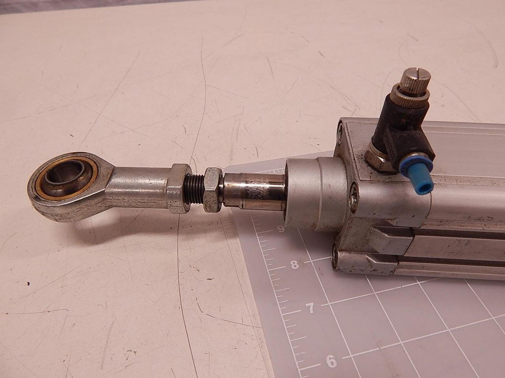 FESTO DNC-50-320-PPV-A (163378), 0.6-12 BAR, 320 MM Stroke, 50 MM BORE, Double-Acting, External Thread, G1/4 Pneumatic Connection, ISO Cylinder, M16X1.5 Rod Thread, Pneumatic, Cushioning; AD