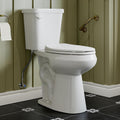 HOROW 19 Inch Tall Toilets, Extra High Toilets with Comfort Chair Height Seat, MAP 1000g, 1.28 GPF Single Flush Two-Piece Toilet, Elongated Bowl for Seniors, Pregnant, Disabled & Tall Person, White