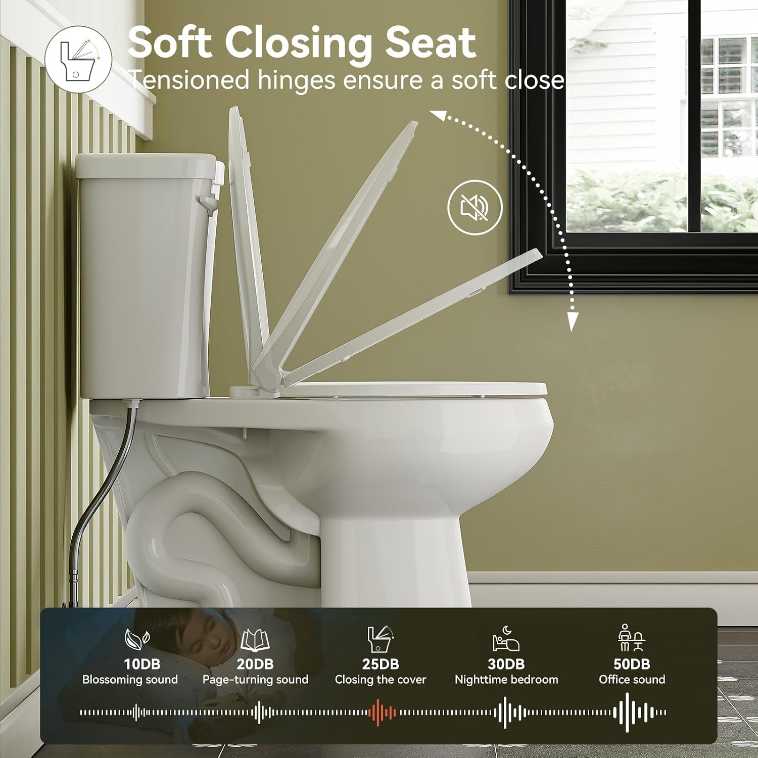 HOROW 19 Inch Tall Toilets, Extra High Toilets with Comfort Chair Height Seat, MAP 1000g, 1.28 GPF Single Flush Two-Piece Toilet, Elongated Bowl for Seniors, Pregnant, Disabled & Tall Person, White