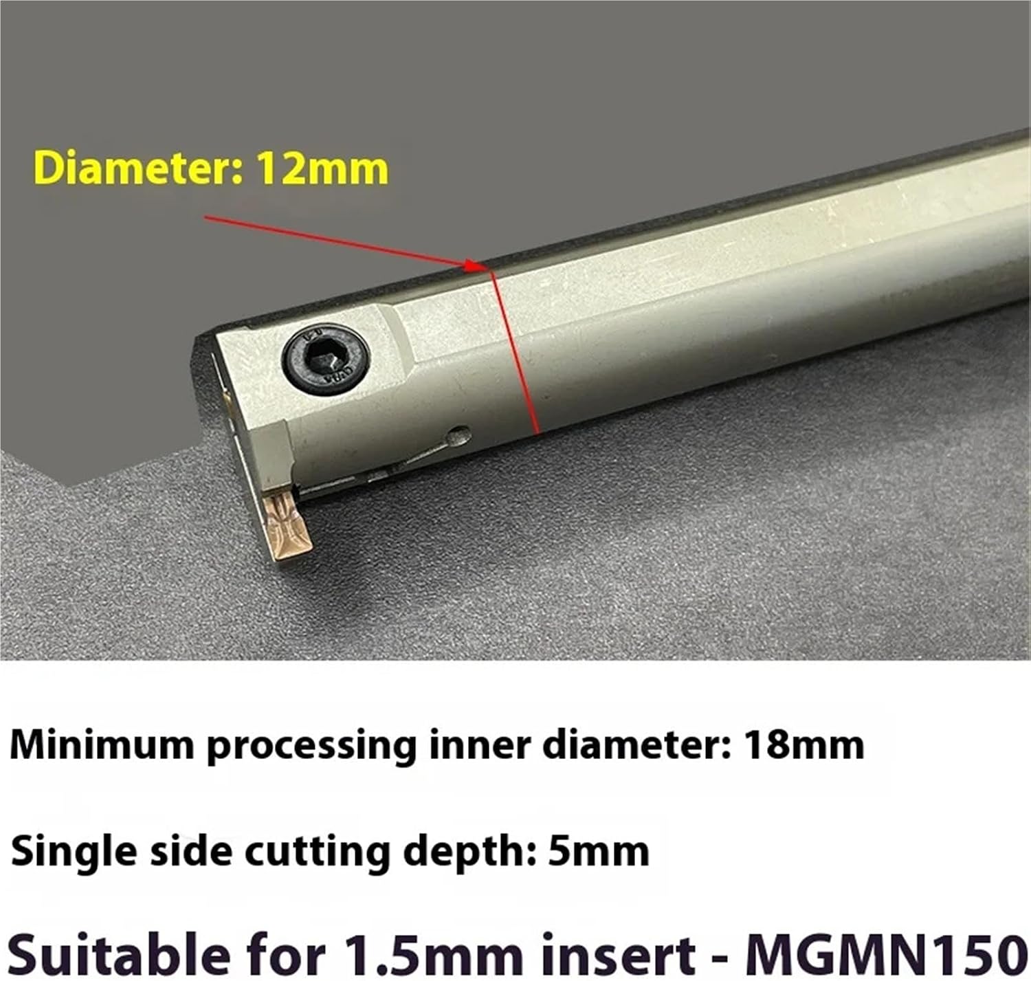 Grooving Turning tool Grooving Tool MGIVR2016/2520/3125 MGMN Carbide Inserts Internal Turning Tool Lathe Bar(10pcs MGMN500)