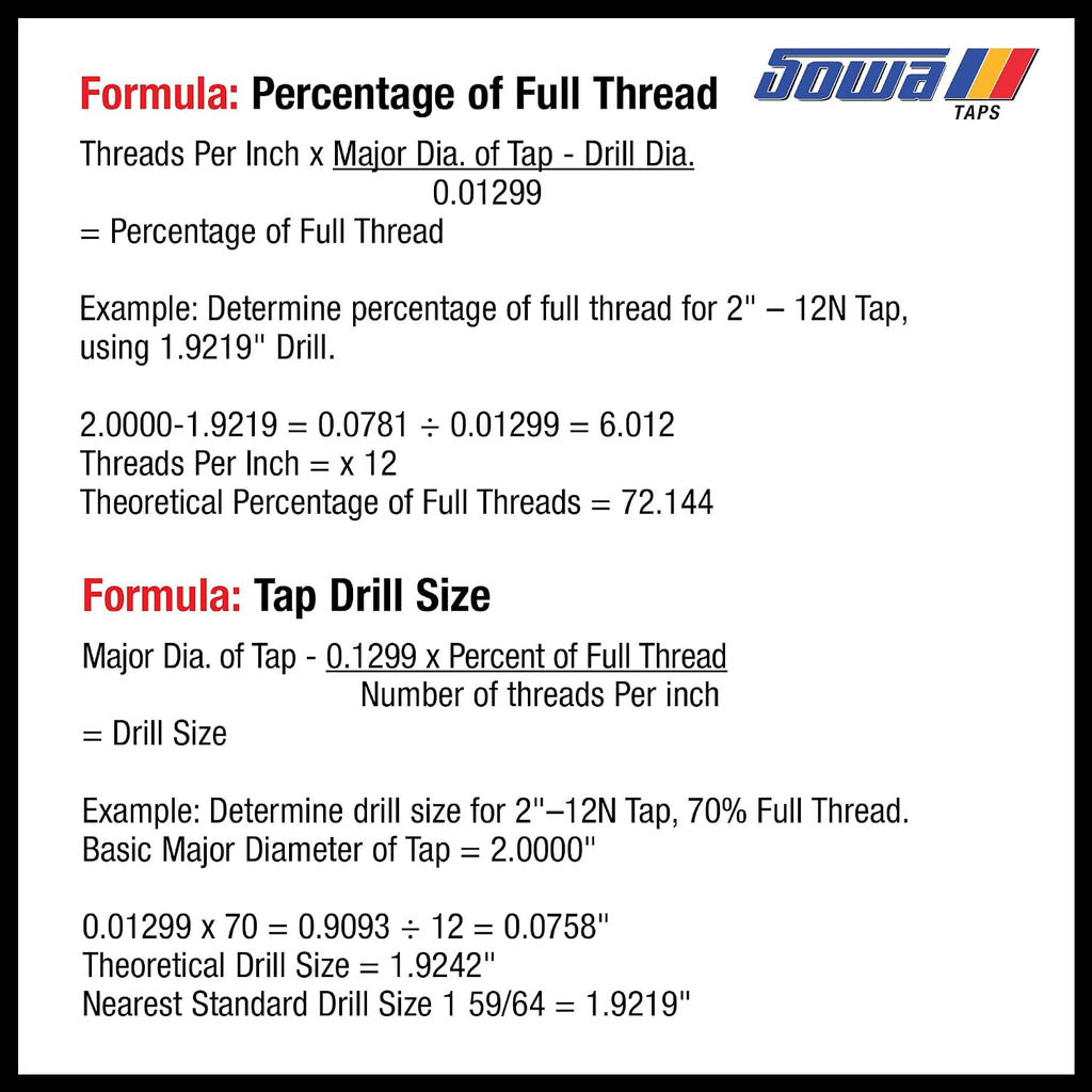 Sowa Tool 1-1/8'-12 Spiral Flute Tap – HSSE-V3, Yellow Ring, UNC Thread, High Performance for Alloy & Stainless Steel, Machine Tap for Blind Holes