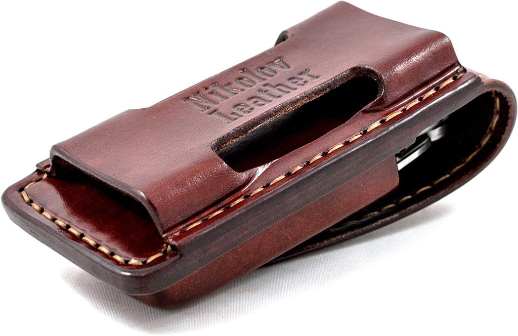 Unicarry leather case for Leatherman Wave, leather pocket multitool sheath, every day carry, EDC, leather knife holster