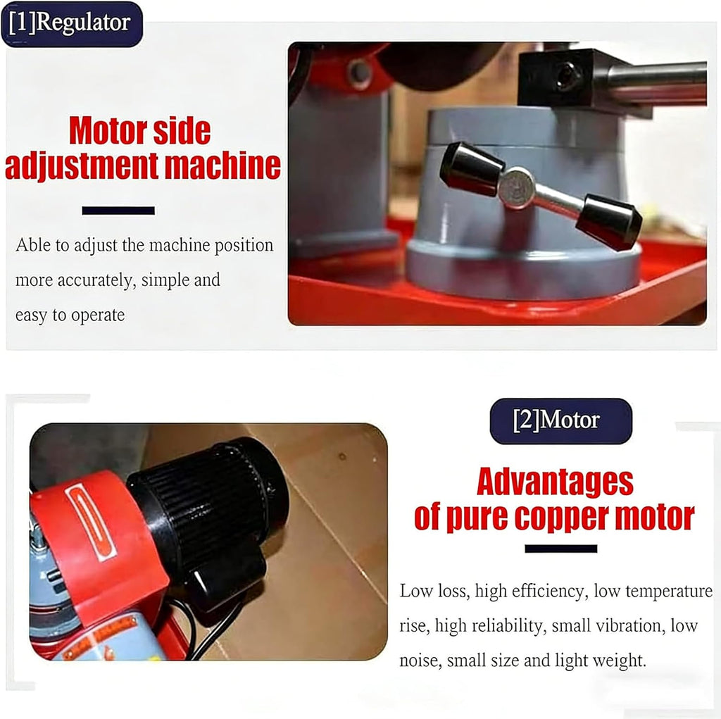 550W Saw Blade Sharpener for Carbide Tips 80-700mm, Multi Tool Polishing Machine with Water Tank, Dry Wet Carbide Tips Sharpening Tool for Wood and Plastic