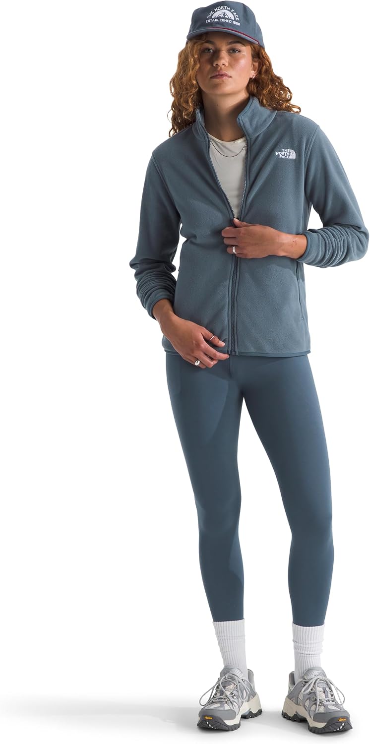 THE NORTH FACE Women's Glacier Fleece Jacket (Standard & Plus Size) | Zip Hand Pockets & Stretch on Collar, Cuffs & Hem