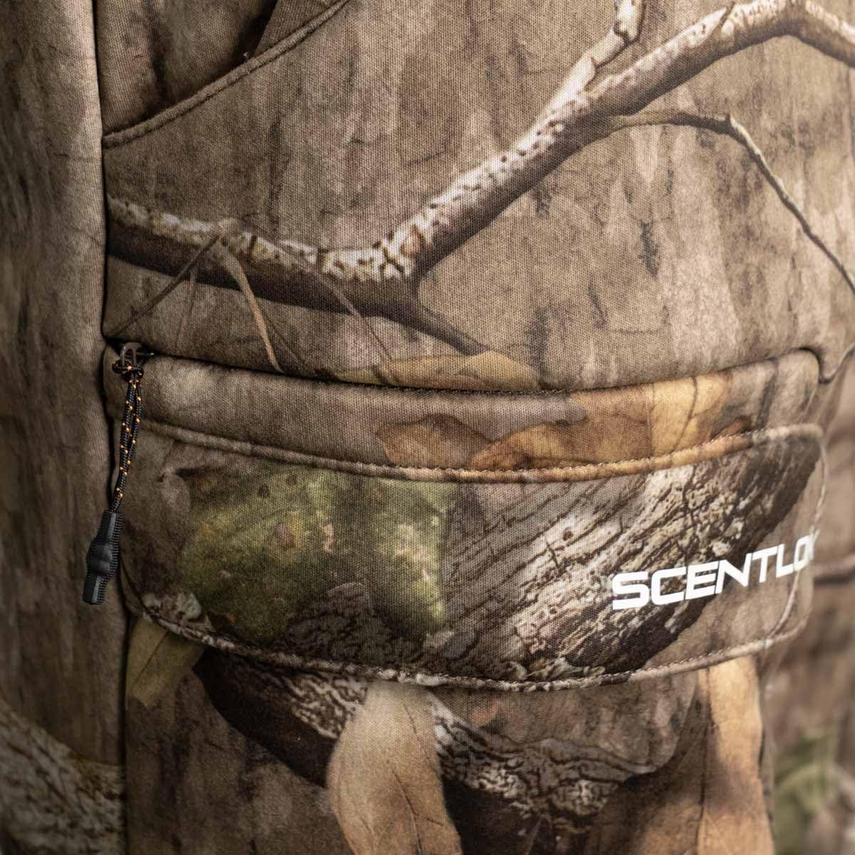 ScentLok Ridge Midweight Hunting Pants for Men – Odor Control, Water-Repellent, Fleece-Lined, Silent Fabric, 7-Pockets