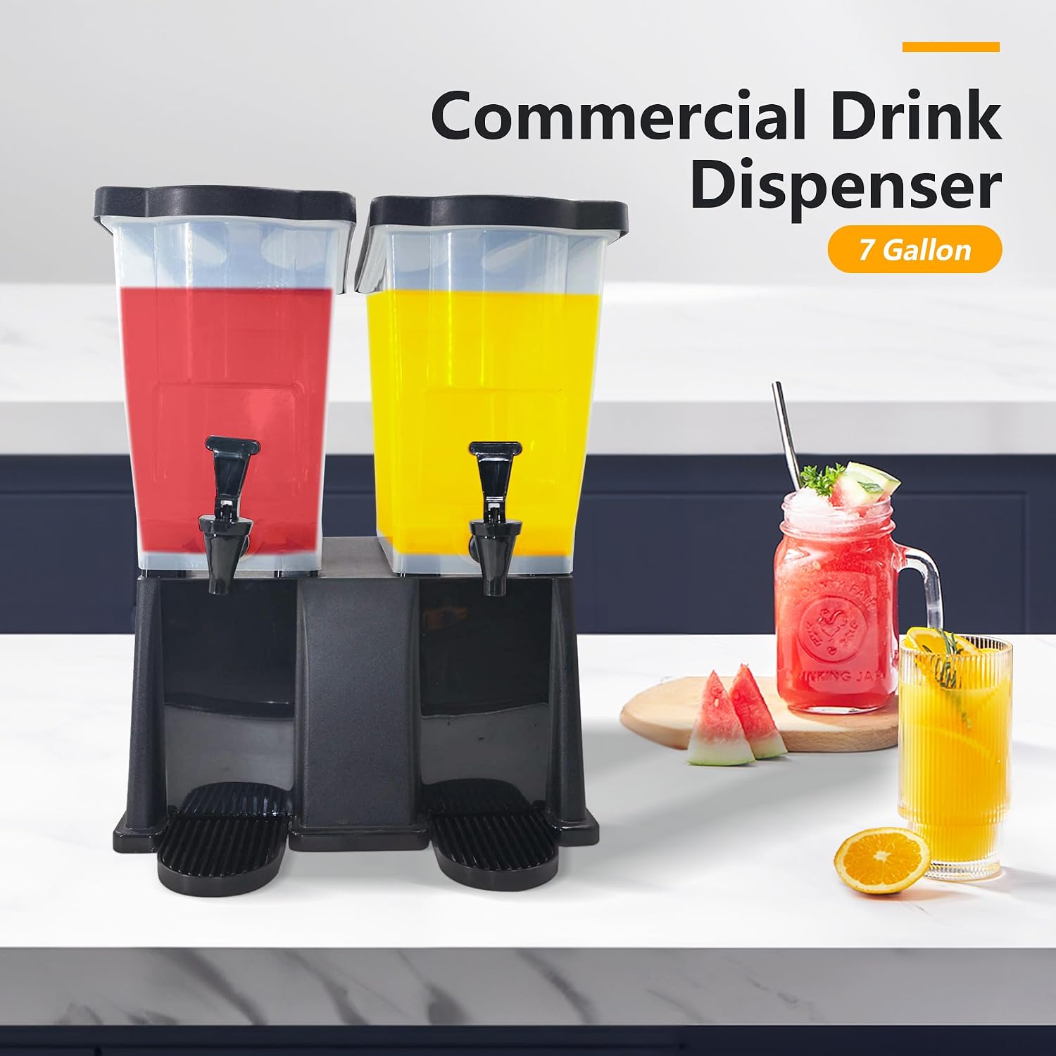 Juicer Dispenser for Home and Kitchen,7 Gallon Iced Beverage Dispenser,Drink Dispenser For Parties