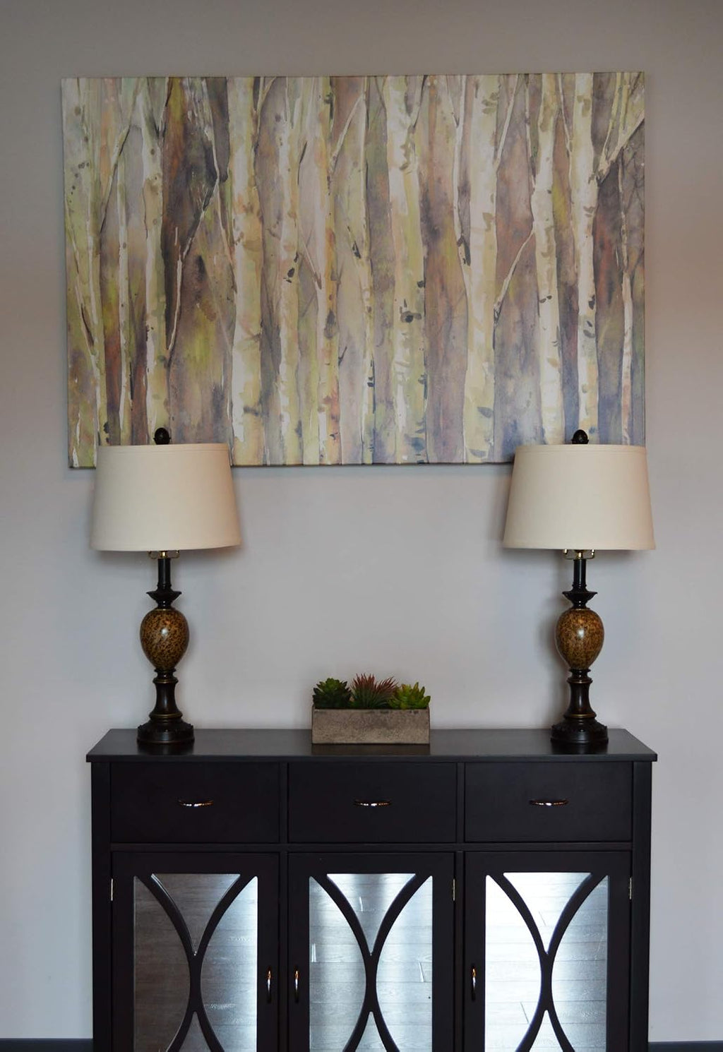 FenchelShades.com Set of 2 Lampshades 10' Top Diameter x 12' Bottom Diameter x 8' Slant Height with Washer (Spider) Attachment. Attaches to Lamps with an existing Harp (not included) (Linen Cream)