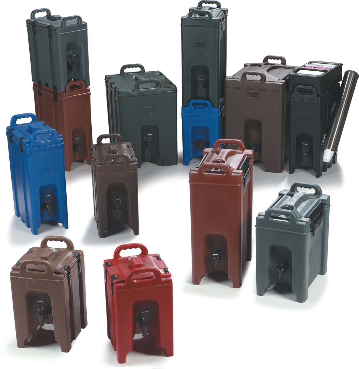 CFS LD500N08 Cateraide Insulated Beverage Server/Dispenser, 5 Gallon, Forest Green