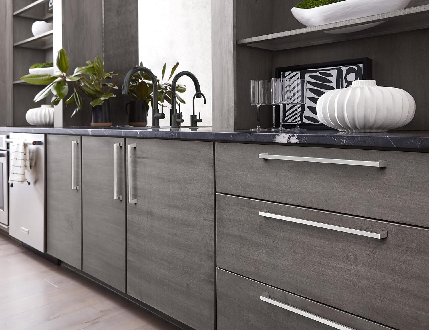 Amerock | Oversized Cabinet Hardware/Appliance Handle Pull | Polished Chrome | 18 inch (457 mm) Center-to-Center Drawer Pull | Blackrock | Kitchen and Bath Hardware | Furniture Hardware