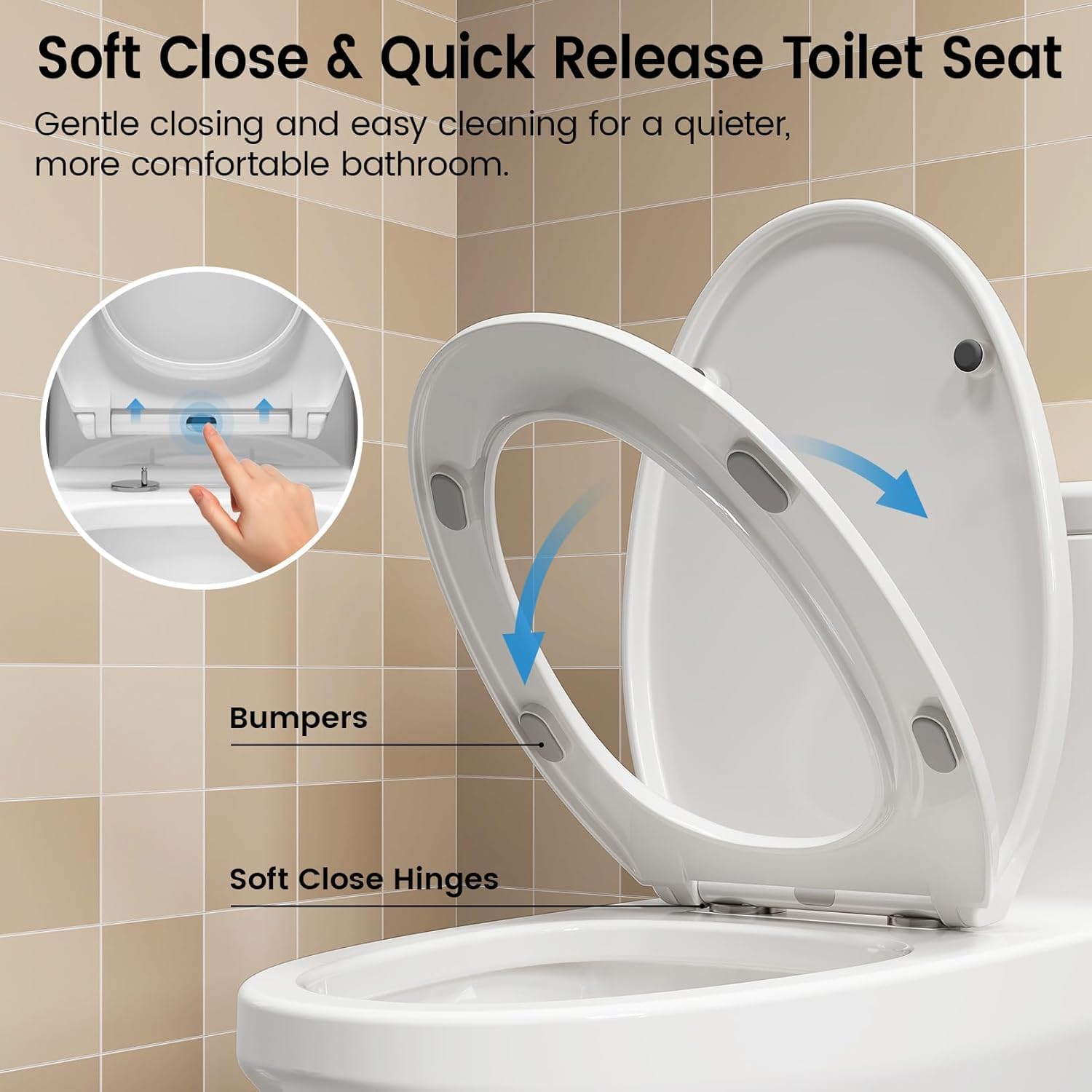 SOTOMO K-0351DF Elongated One Piece Toilet, ADA Comfort Seat Height 17.2', Dual Flush 1.1/1.6 GPF Compact Toilet, Soft-Close Seat, 12' Rough-In, MAP 1000g for Bathrooms, Modern White Skirted Toilet