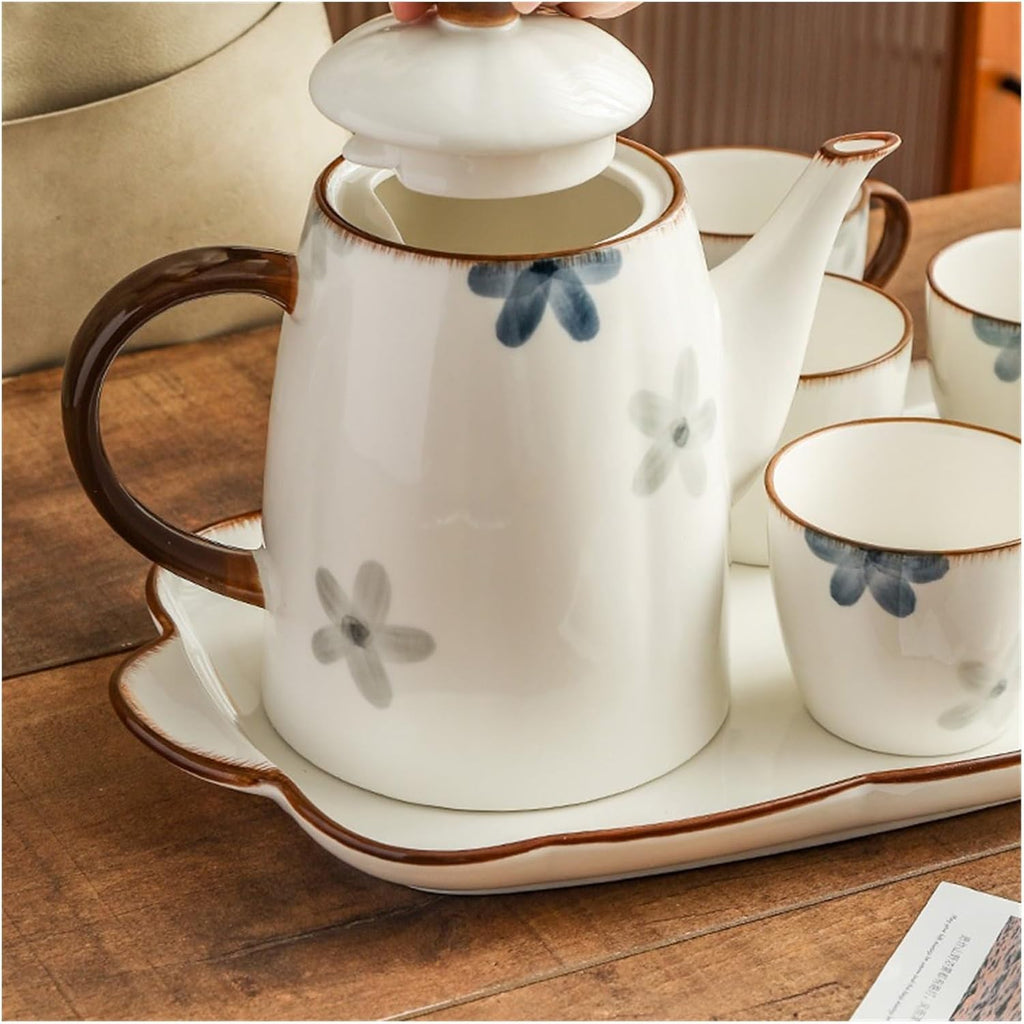 Beverage Serveware Cold Kettle Set Housewarming New Home Cup Household Wedding Ink Feng Shui Cup Tea Set Water Carafe