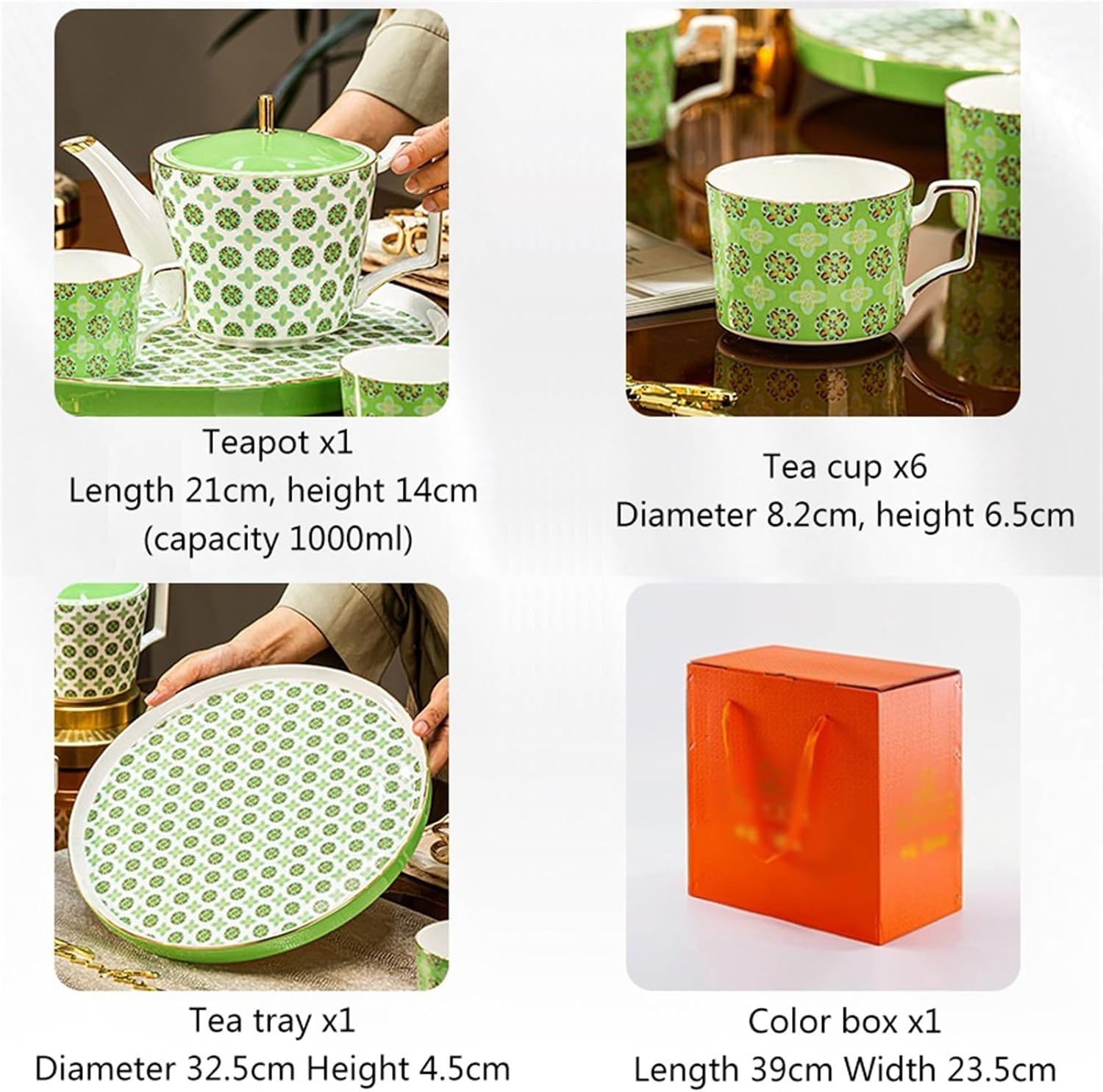 Beverage Serveware Modern teapot afternoon tea coffee pot kettle household teapot cup with tea tray essential tea set for home Water Carafe