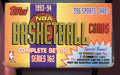 1993-94 Topps Basketball Card Complete Box Set Chris Webber 1994 FACTORY SEALED