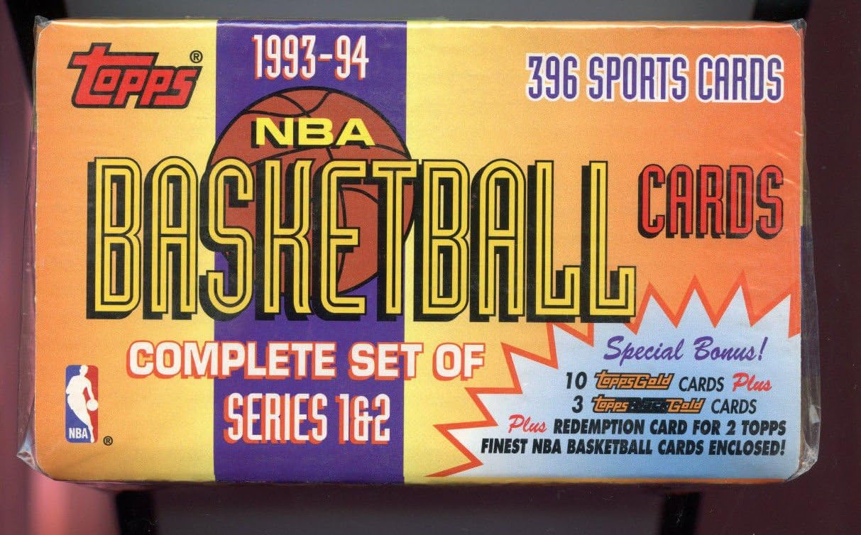 1993-94 Topps Basketball Card Complete Box Set Chris Webber 1994 FACTORY SEALED