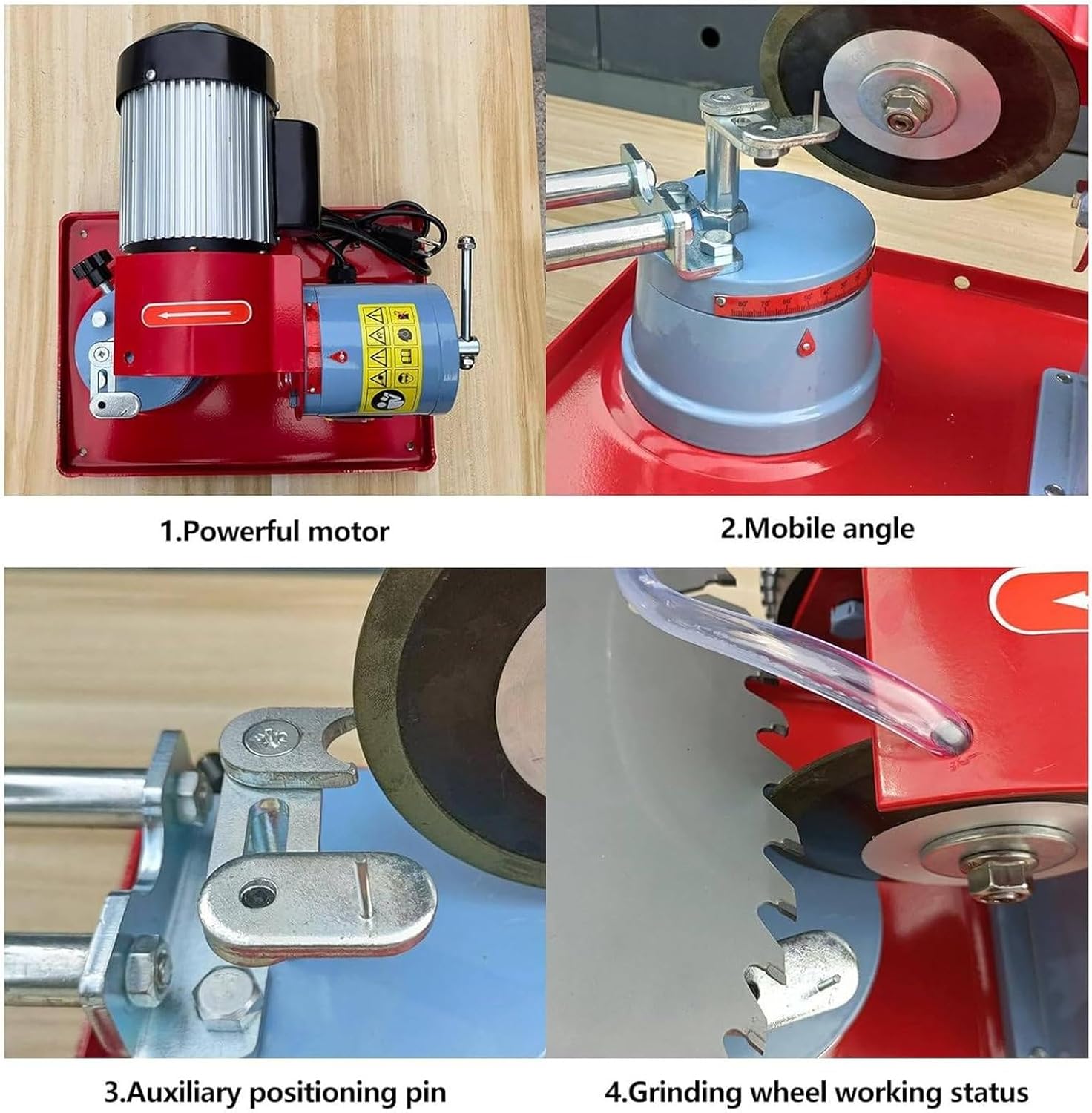 NYMFEA Circular Saw Blade Sharpening Machine,Multi Tool Blade Sharpener,Electric Circular Saw Blade Sharpener,Saw Blade Sharpening Machine,550W