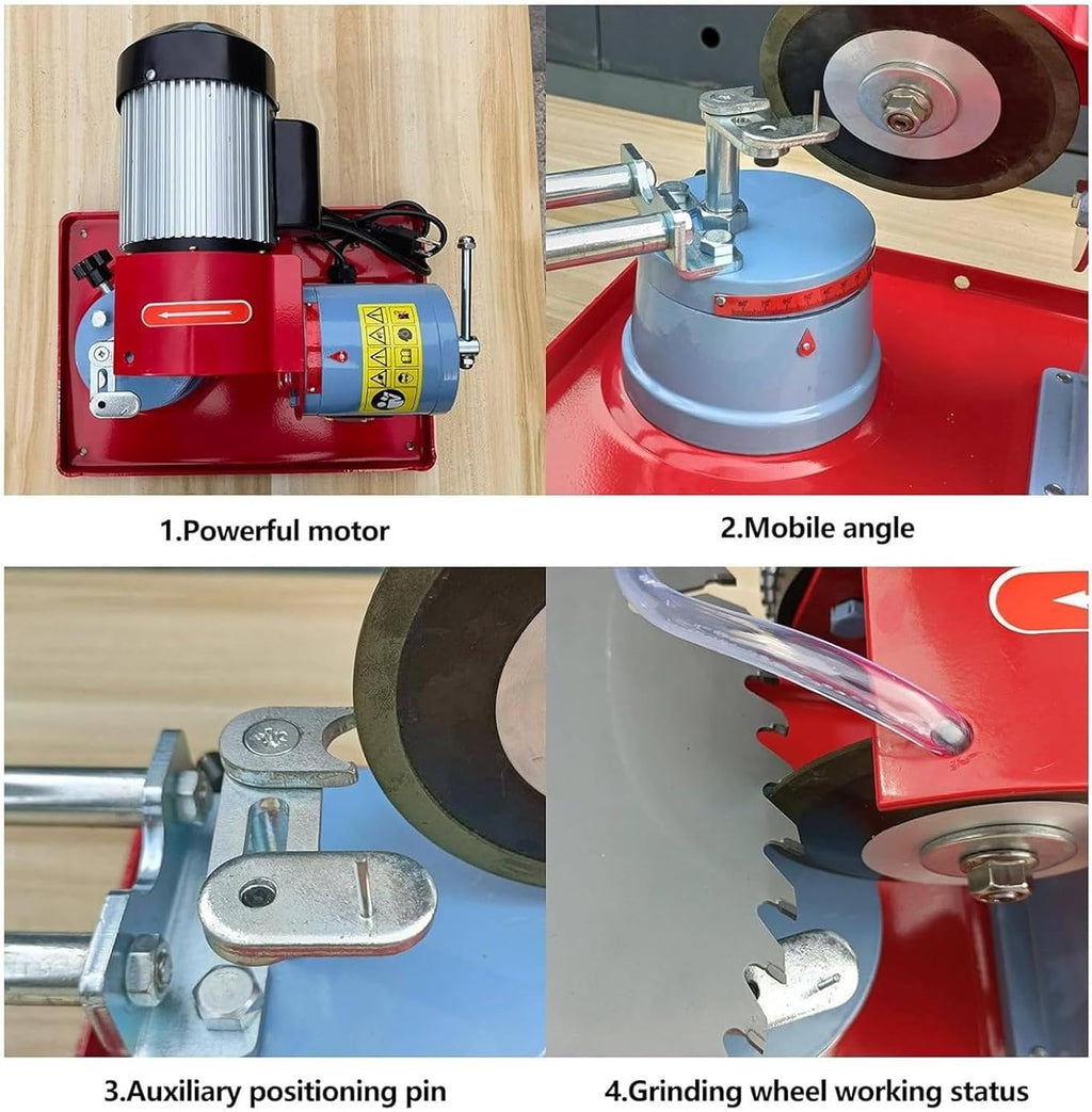 NYMFEA Circular Saw Blade Sharpening Machine,Multi Tool Blade Sharpener,Electric Circular Saw Blade Sharpener,Saw Blade Sharpening Machine,370W